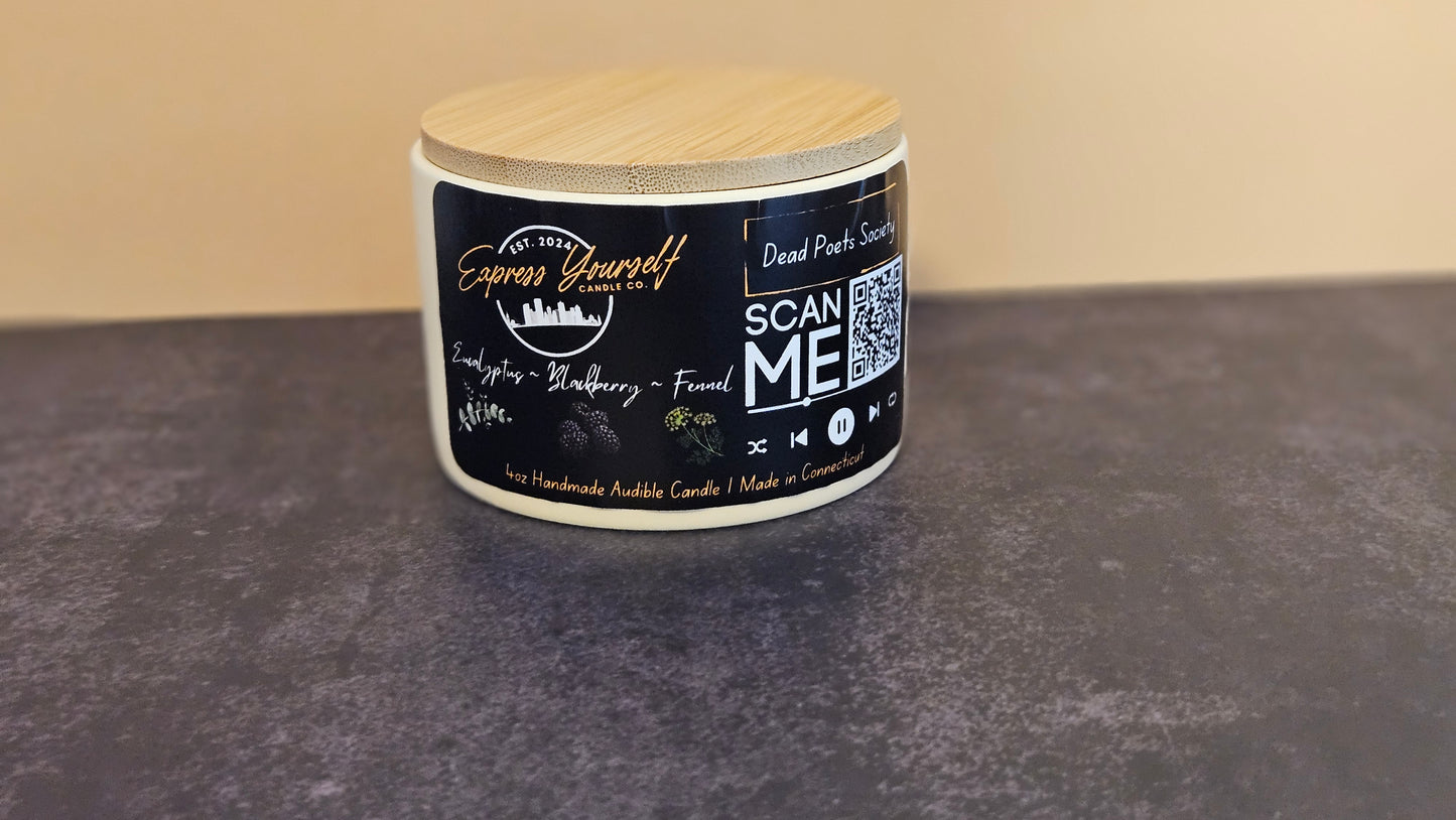 Eucalyptus, Blackberry, and Fennel Scented 4oz Candle