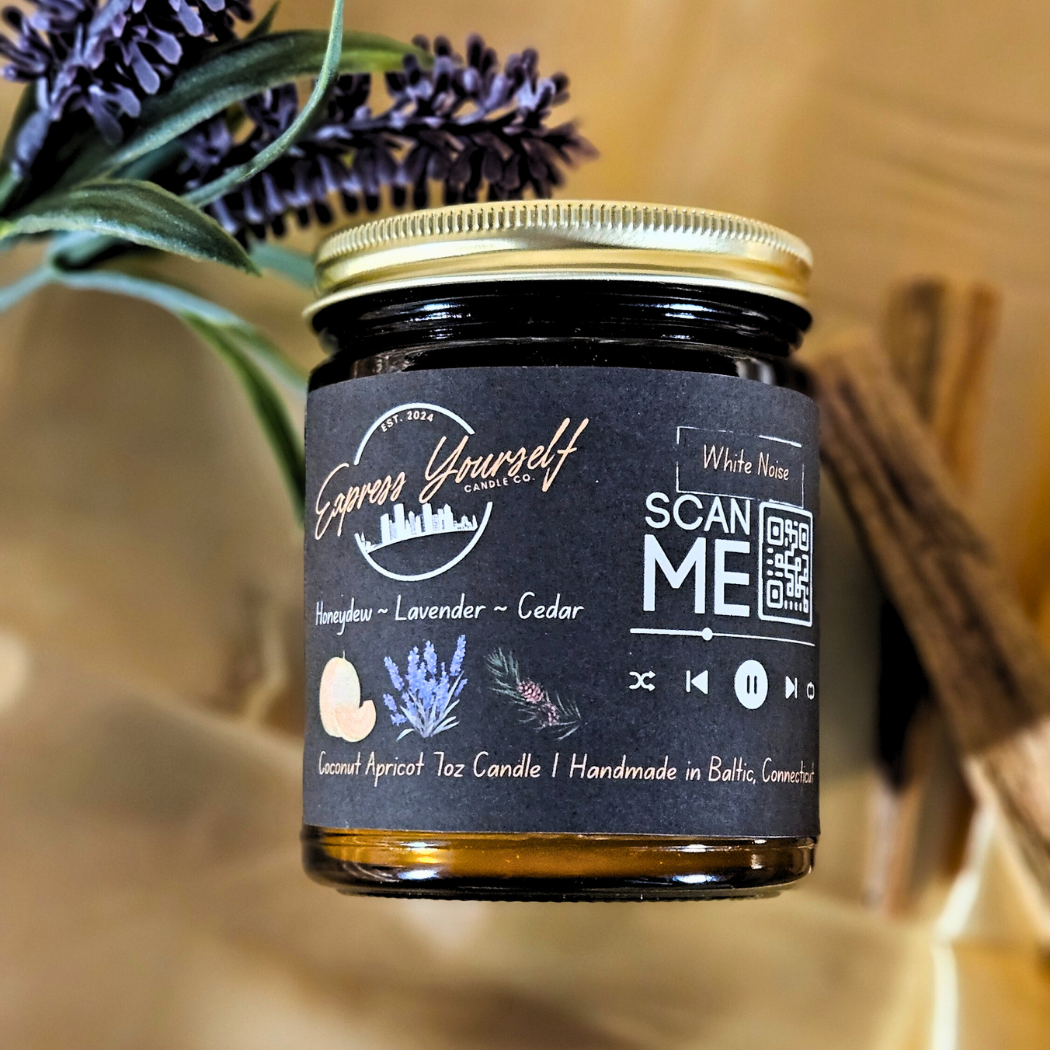 Handmade luxury fresh lavender scented candle