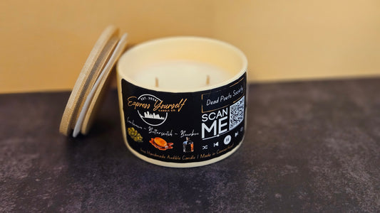 Butterscotch and Bourbon Scented 4oz Candle