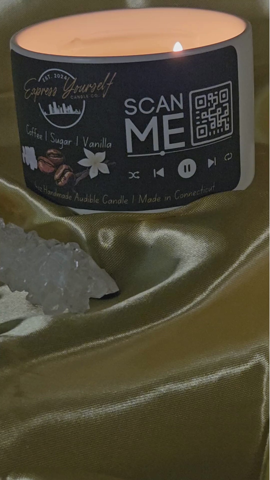 Handmade luxury coffee scented candle