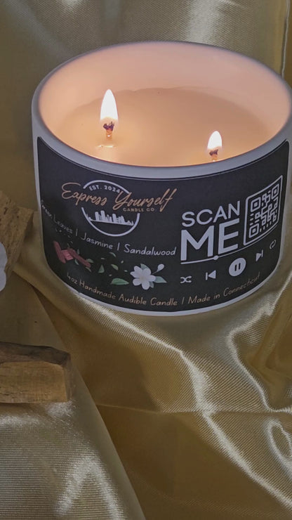 Wild honeysuckle, jasmine, and Sandalwood Scented Candle